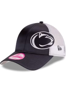 New Era Penn State Nittany Lions Navy Blue Team Glitzer 9FORTY Womens Adjustable Hat