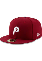 New Era Philadelphia Phillies Maroon JR AC Alt 2 59FIFTY Youth Fitted Hat