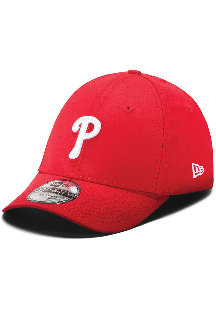 New Era Philadelphia Phillies Red Tie Breaker 39THIRTY Youth Flex Hat