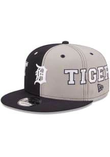 New Era Detroit Tigers Navy Blue Teamsplit 9FIFTY Mens Snapback Hat