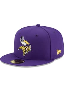 New Era Minnesota Vikings Mens Purple Basic 59FIFTY Fitted Hat