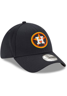 New Era Houston Astros Mens Navy Blue Clubhouse 39THIRTY Flex Hat