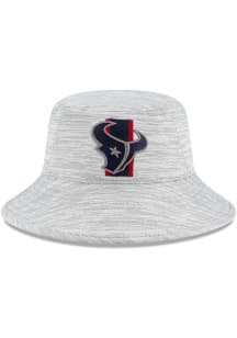 New Era Houston Texans Grey NFL 21Training Mens Bucket Hat
