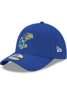 New Era Kansas Jayhawks Mens Blue 1941 Bird Team Classic 39THIRTY Flex Hat