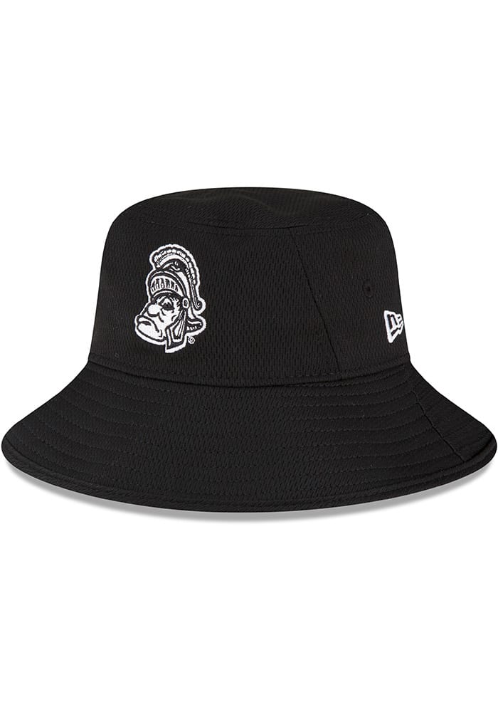 Michigan State Spartans New Era Training Bucket Hat - White