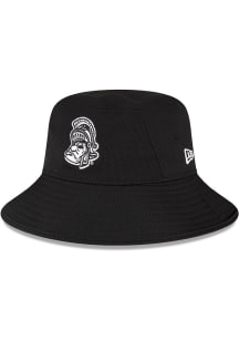 New Era Michigan State Spartans Black White Logo Mens Bucket Hat