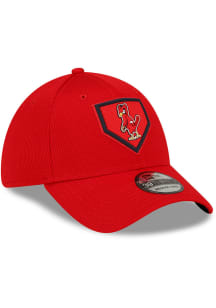 New Era St Louis Cardinals Mens Red 2021 Clubhouse 39THIRTY Flex Hat