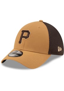New Era Pittsburgh Pirates Mens Brown Tonal Neo 39THIRTY Flex Hat