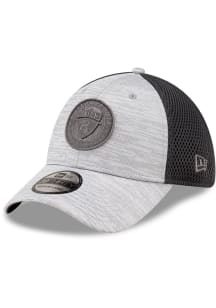 New Era Philadelphia Union Mens Grey Tonal Logo Distinct Neo 39THIRTY Flex Hat