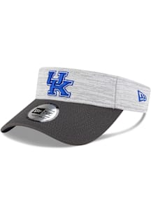 New Era Kentucky Wildcats Mens Grey 2T Distinct Adjustable Visor