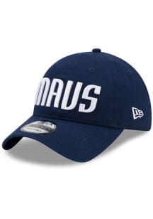 New Era Dallas Mavericks NBA Statement 9TWENTY Adjustable Hat - Navy Blue