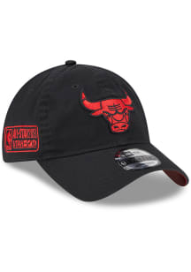 New Era Chicago Bulls NBA All Star Stripe 9TWENTY Adjustable Hat - Black