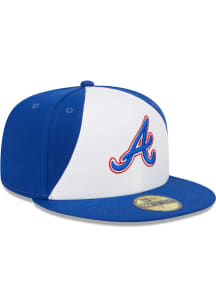 New Era Atlanta Braves Mens Navy Blue 2023 MLB CITY CONNECT 59FIFTY Fitted Hat