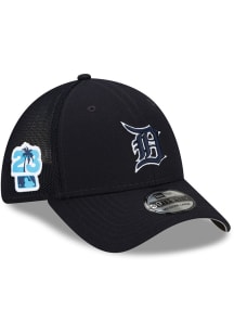 New Era Detroit Tigers Mens Navy Blue 2023 Spring Training 39THIRTY Flex Hat