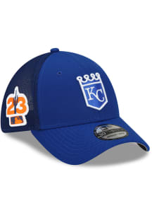 New Era Kansas City Royals Mens Blue 2023 Spring Training 39THIRTY Flex Hat
