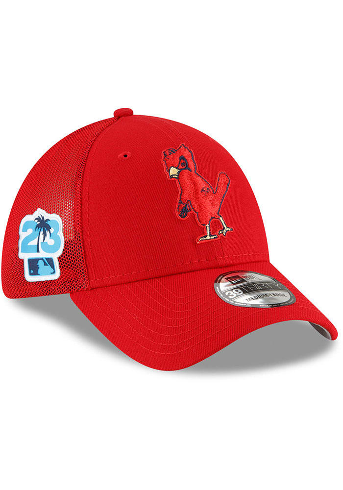 New Era Men's Red, White St. Louis Cardinals 2023 On-Field Batting Practice  39THIRTY Flex Hat