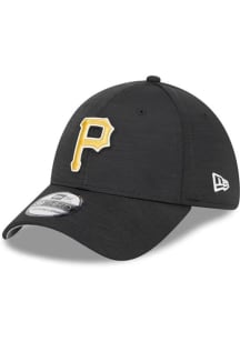 New Era Pittsburgh Pirates Black 2023 Clubhouse JR 39THIRTY Youth Flex Hat