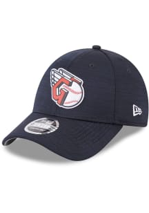 New Era Cleveland Guardians 2023 Clubhouse 9FORTY Adjustable Hat - Navy Blue