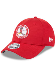 New Era St Louis Cardinals 2023 Clubhouse Alt 9FORTY Adjustable Hat - Red