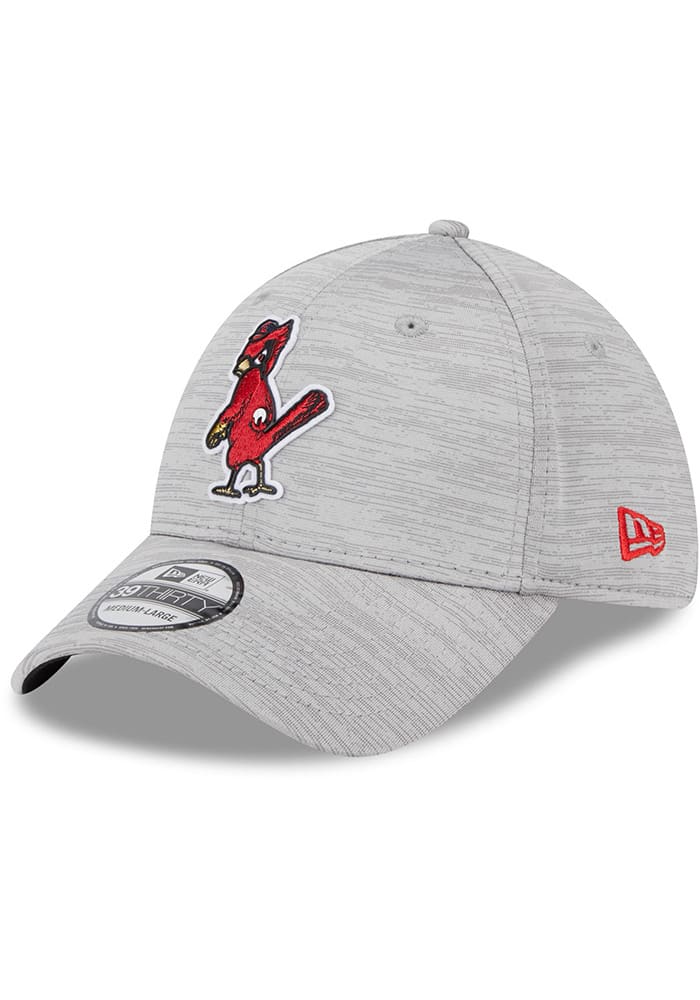 New Era Men's St. Louis Cardinals Clubhouse 39THIRTY Stretch Fit Hat - Gray - M/L Each
