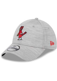 New Era St Louis Cardinals Mens Grey 2023 Clubhouse CW 39THIRTY Flex Hat
