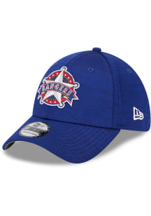 New Era Texas Rangers Mens Blue 2023 Clubhouse Alt 39THIRTY Flex Hat