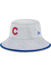 New Era Chicago Cubs Grey Game Mens Bucket Hat