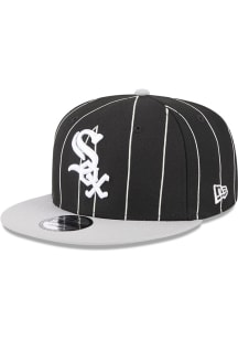New Era Chicago White Sox Black Vintage 9FIFTY Mens Snapback Hat