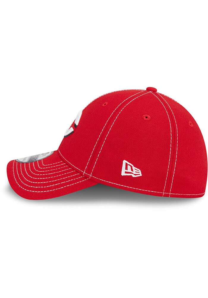 New Era Cincinnati Reds Mens Red Team Classic 39THIRTY Flex Hat