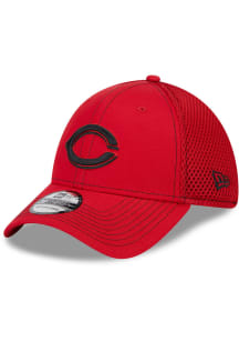 New Era Cincinnati Reds Mens Red Pop Team Neo 39THIRTY Flex Hat