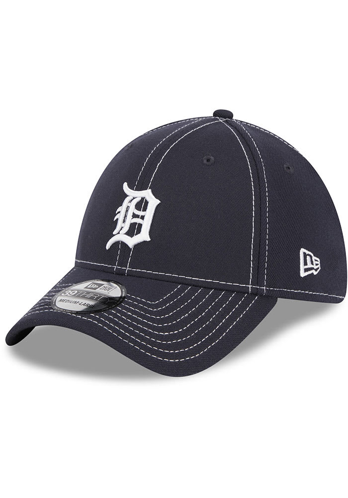 Detroit Tigers Team Classic 39THIRTY Navy Blue New Era Flex Hat