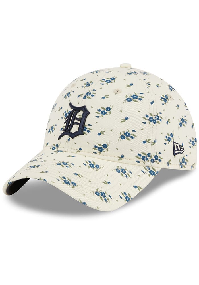 Women's Detroit Tigers New Era Navy Bloom 9TWENTY Adjustable Hat