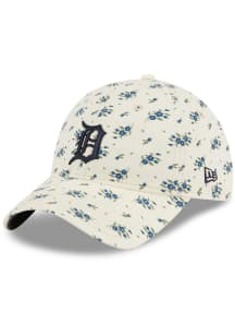 New Era Detroit Tigers White Bloom 9TWENTY Womens Adjustable Hat