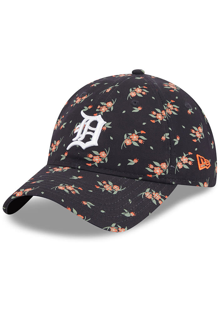 Detroit Tigers SIDE-BLOOM Navy Fitted Hat by New Era
