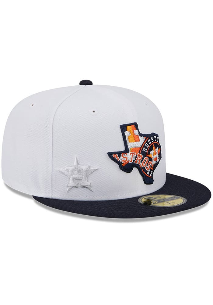 Men's Houston Astros White New Era Pride Core Classic 9TWENTY Adjustable Hat