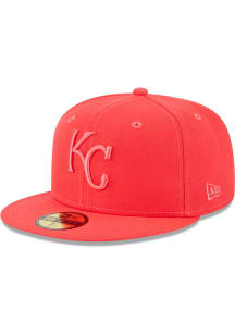 New Era Kansas City Royals Mens Red Color Pack 59FIFTY Fitted Hat