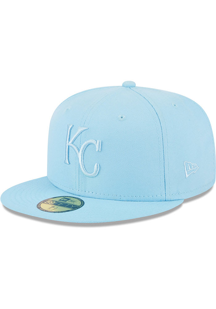 New Era Mlb  Kansas City Royals Side Patch Bloom Blue 59Fifty