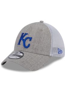 New Era Kansas City Royals Mens Grey Heathered Neo 39THIRTY Flex Hat