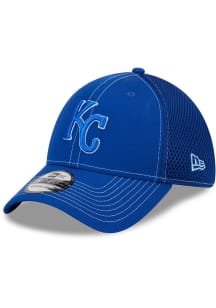 New Era Kansas City Royals Mens Blue Pop Team Neo 39THIRTY Flex Hat