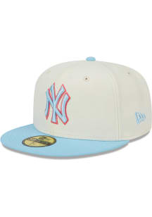 New Era New York Yankees Mens White 2T Color Pack 59FIFTY Fitted Hat