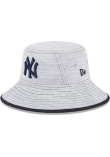 New Era New York Yankees Grey Game Mens Bucket Hat