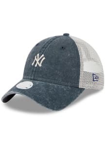 New Era New York Yankees Navy Blue Micro 9TWENTY Womens Adjustable Hat