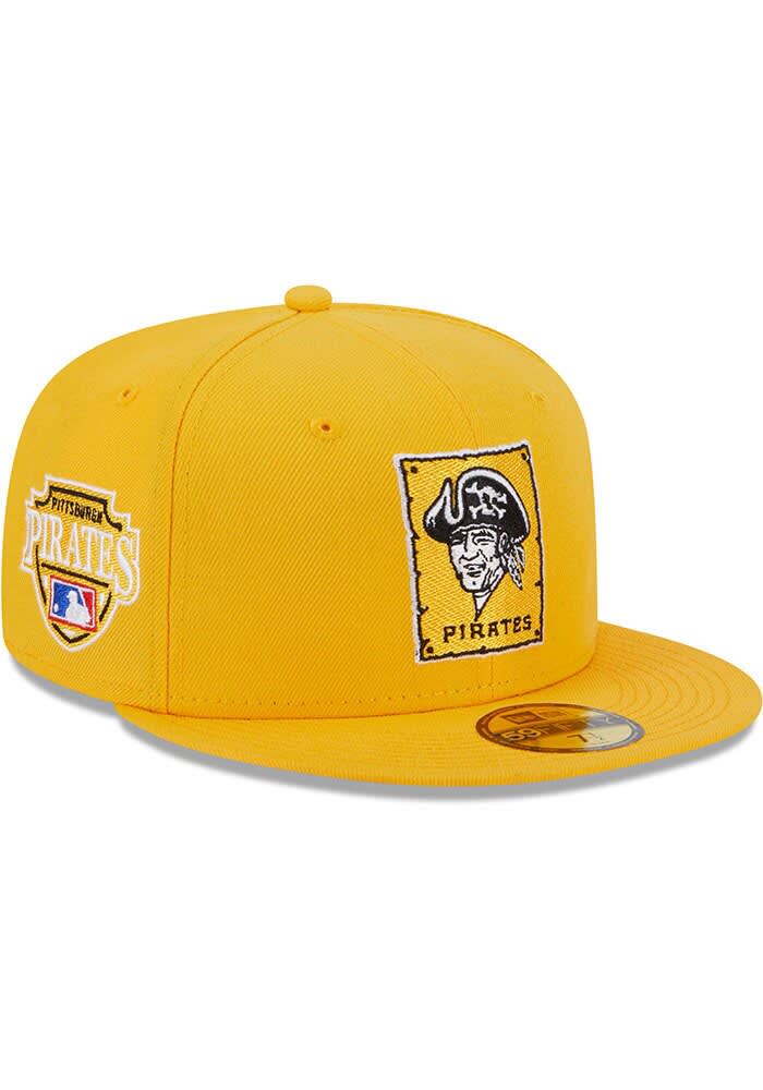 Pittsburgh Pirates Mens Patch 59FIFTY GOLD New Era Fitted Hat