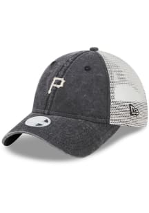 New Era Pittsburgh Pirates Black Micro 9TWENTY Womens Adjustable Hat