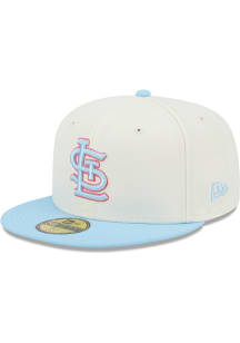New Era St Louis Cardinals Mens White 2T Color Pack 59FIFTY Fitted Hat