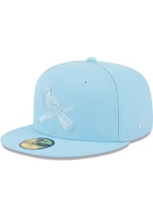 New Era St Louis Cardinals Mens Light Blue Color Pack 59FIFTY Fitted Hat