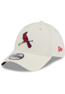 New Era St Louis Cardinals Mens White Classic 39THIRTY Flex Hat