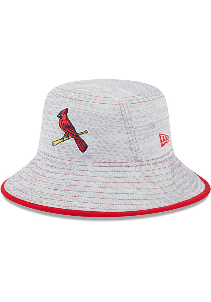 New Era Men's Gray St. Louis Cardinals Game Bucket Hat