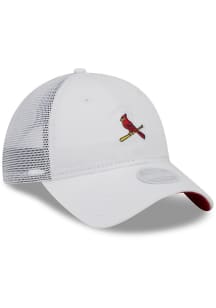 New Era St Louis Cardinals White Mini 9TWENTY Womens Adjustable Hat