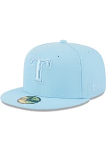New Era Texas Rangers Mens Light Blue Color Pack 59FIFTY Fitted Hat